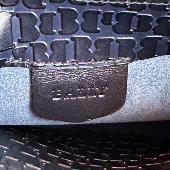 Vintage - RARE - Bally Embossed Leather Shoulder Bag - Picture 7 of 7